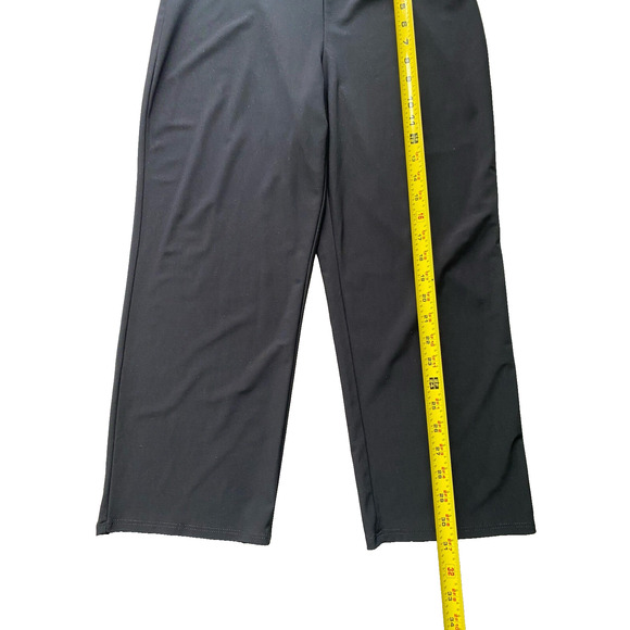 White House Black Market Crop Pants Womens Small NEW Black Pull On Soft Stretch - Picture 5 of 9